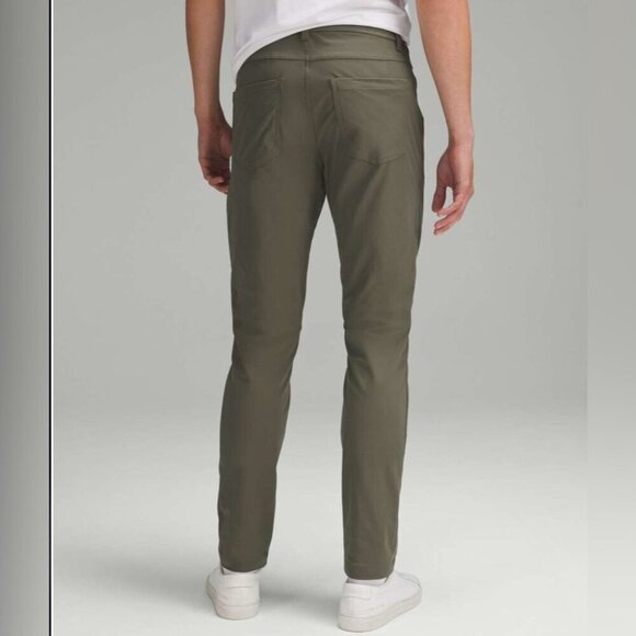 lululemon ABC Slim-Fit Pants | Warpstreme Stretch, Army Green, NWT 36 - Picture 2 of 2